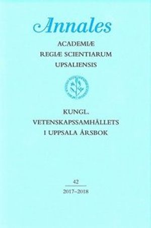 Kungl. Vetenskapssamhällets i Uppsala årsbok 42/2017-2018