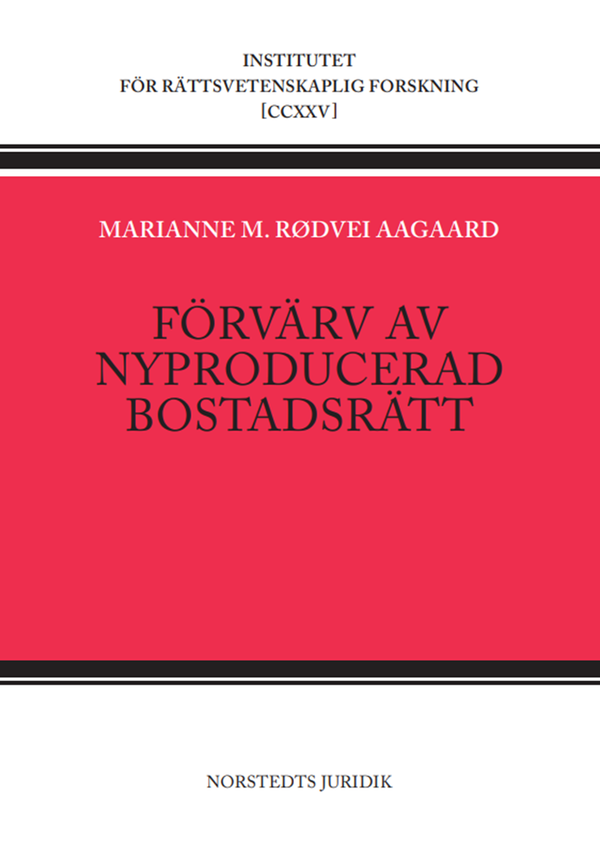 Förvärv av nyproducerad bostadsrätt | 1:a upplagan