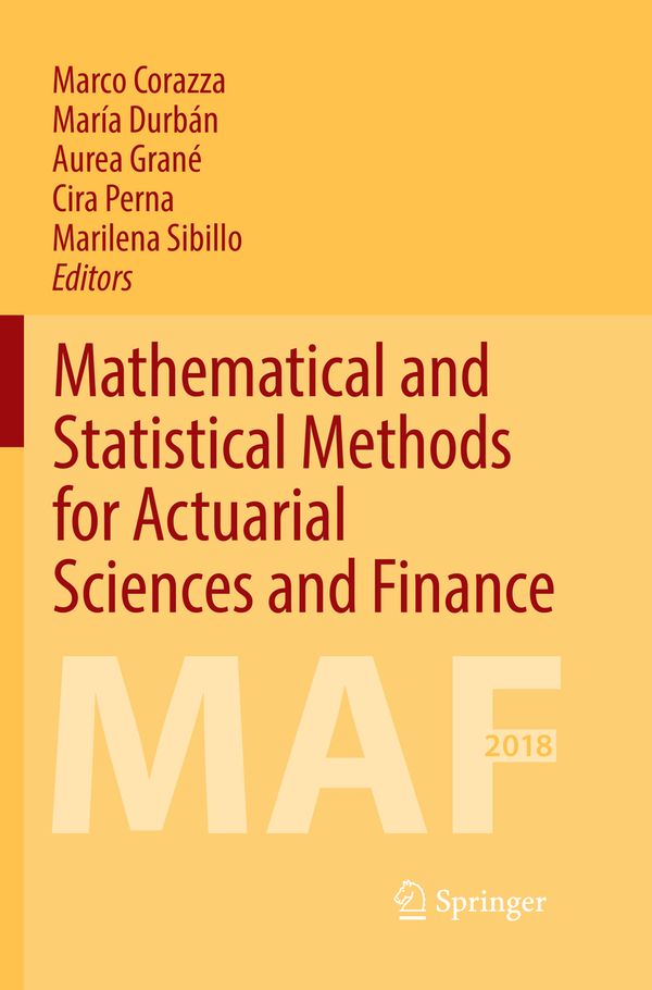 Mathematical and Statistical Methods for Actuarial Sciences and Finance | 1:a upplagan