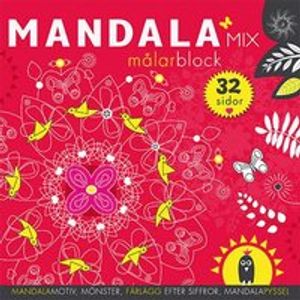 Mandalamix : målarblock (röd) | 1:a upplagan