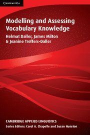 Modelling and Assessing Vocabulary Knowledge