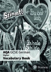 Stimmt! AQA GCSE German Higher Vocab Book (pack of 8) | 0:e upplagan