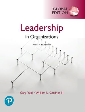 Leadership in Organizations, Global Edition | 9:e upplagan