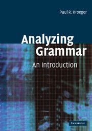 Analyzing Grammar | 0:e upplagan