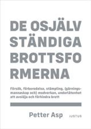 De osjälvständiga brottsformerna | 1:a upplagan