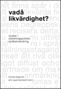 Vadå likvärdighet? | 0:e upplagan