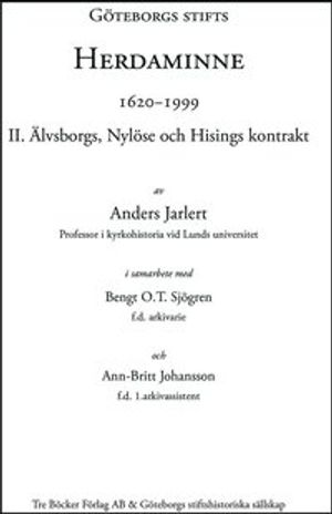 Göteborgs stifts Herdaminne 1620-1999 II Älvsborgs, Nylöse och Hisings kont | 1:a upplagan