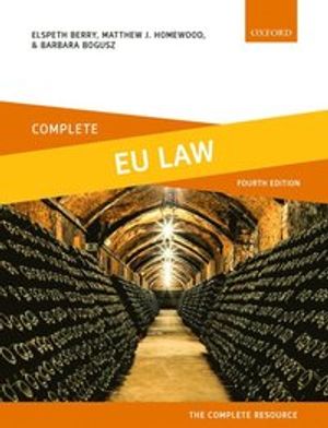 Complete EU Law | 4:e upplagan