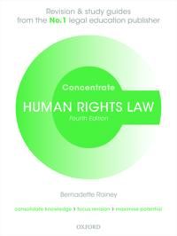 Human rights law concentrate - law revision and study guide