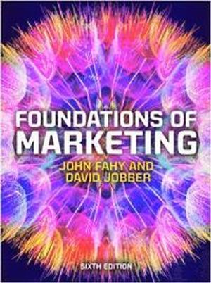 Foundations of Marketing | 6:e upplagan