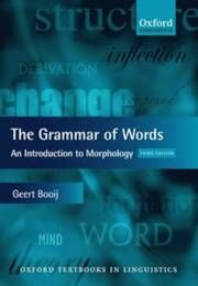 The Grammar of Words