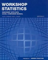 Workshop Statistics: Excel Companion Manual | 1:a upplagan