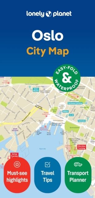 Lonely Planet Oslo City Map | 0:e upplagan