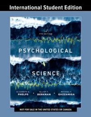 Psychological Science | 7:e upplagan