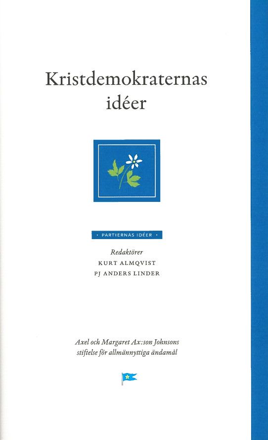 Kristdemokraternas idéer | 0:e upplagan
