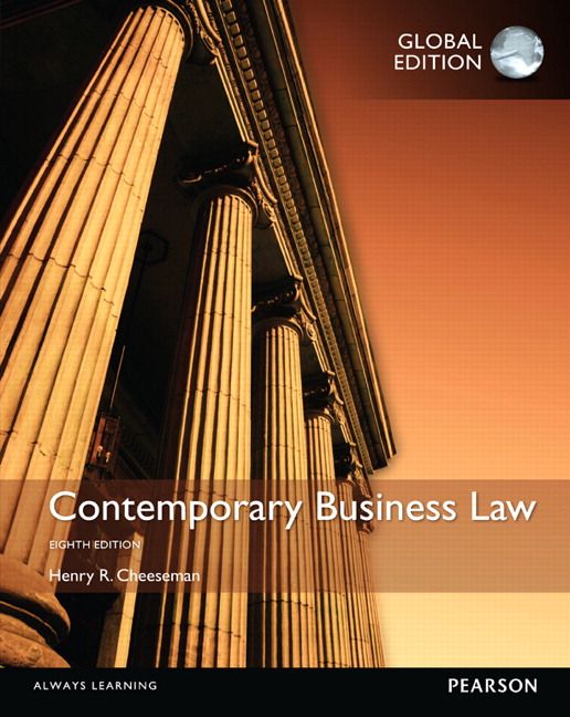 Contemporary Business Law, Global Edition | 8:e upplagan