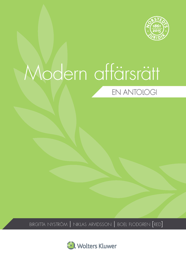 Modern affärsrätt : En antologi | 1:a upplagan