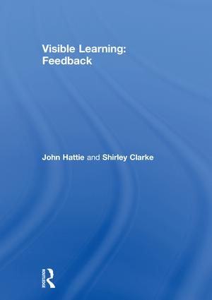 Visible Learning: Feedback | 1:a upplagan