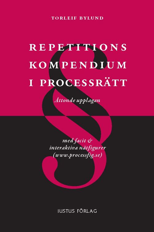 Repetitionskompendium i processrätt | 8:e upplagan
