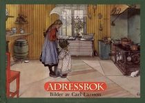 Adressbok med bilder av Carl Larsson