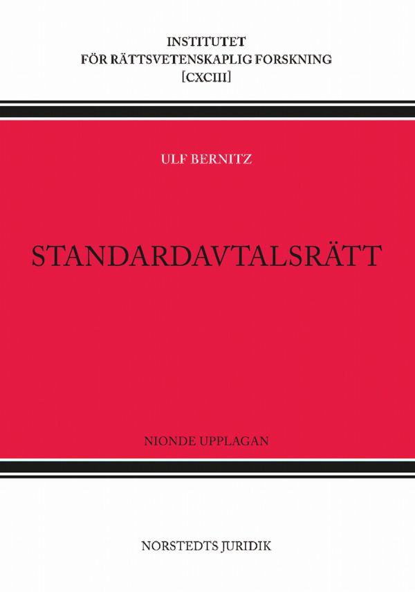 Standardavtalsrätt | 9:e upplagan