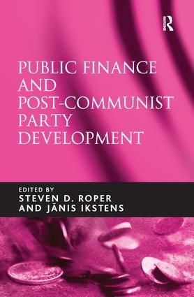 Public Finance and Post-Communist Party Development | 1:a upplagan