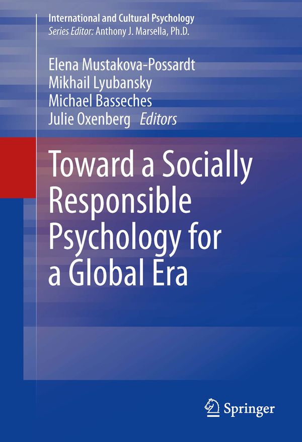 Toward a Socially Responsible Psychology for a Global Era | 1:a upplagan