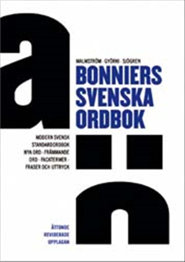 Bonniers svenska ordbok | 8:e upplagan