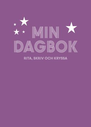 Min dagbok - rita, skriv och kryssa (lila)