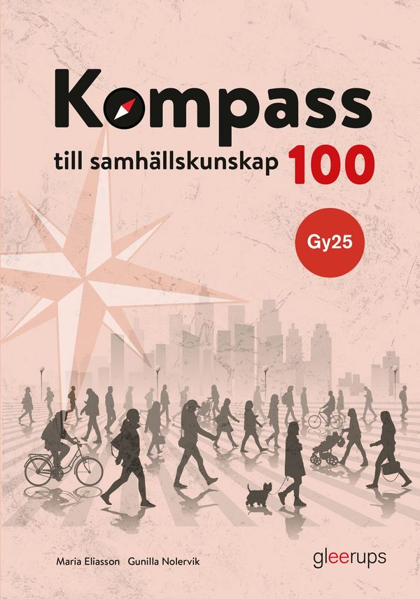 Kompass till samhällskunskap 100, bok, Gy25 | 3:e upplagan