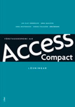 Access Compact Lösningar | 1:a upplagan