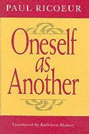 Oneself as Another