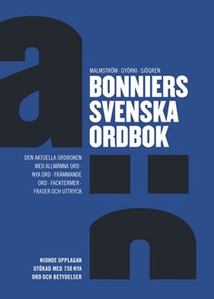 Bonniers svenska ordbok | 9:e upplagan