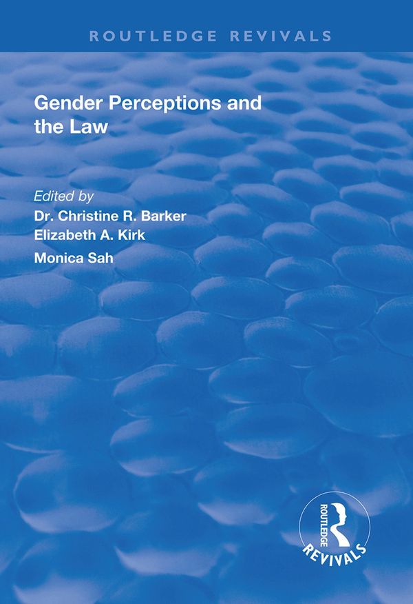 Gender Perceptions and the Law | 1:a upplagan