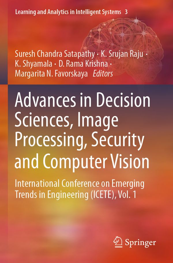 Advances in Decision Sciences, Image Processing, Security and Computer Vision | 1:a upplagan