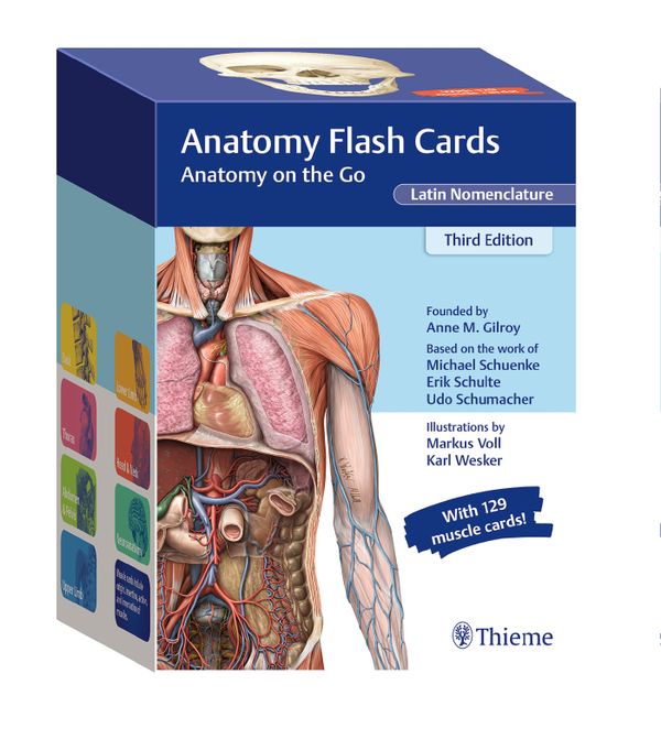 Anatomy Flash Cards, Latin Nomenclature | 0:e upplagan