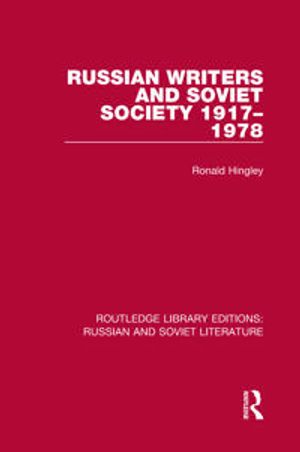 Russian Writers and Soviet Society 1917-78 | 1:a upplagan