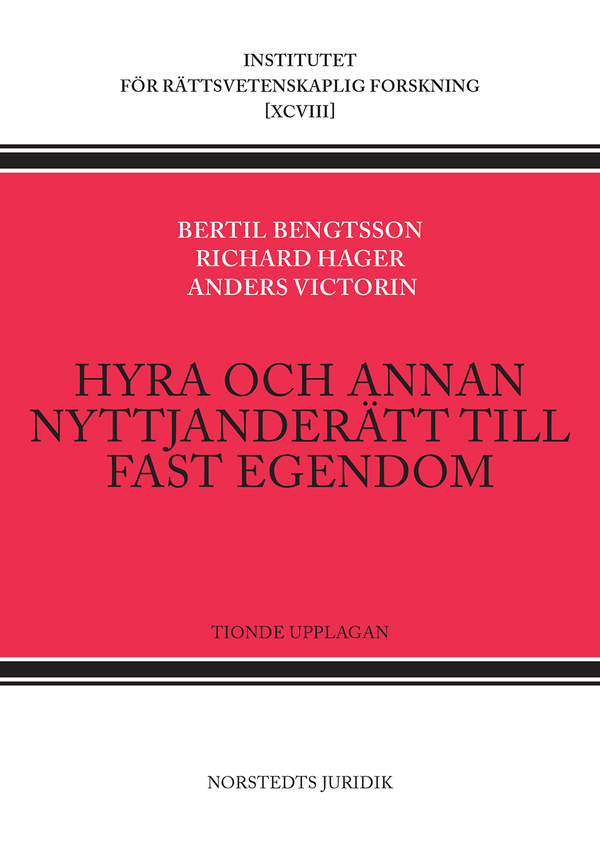 Hyra och annan nyttjanderätt till fast egendom | 10:e upplagan