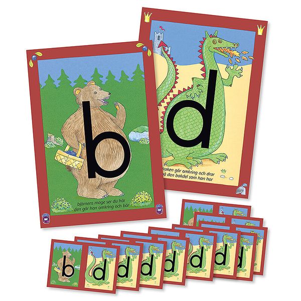 b- och d-planscher (inkl. 10 småkort) | 2:a upplagan