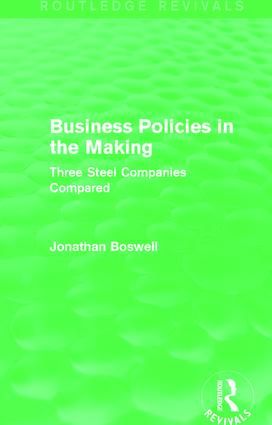 Business Policies in the Making (Routledge Revivals) | 1:a upplagan