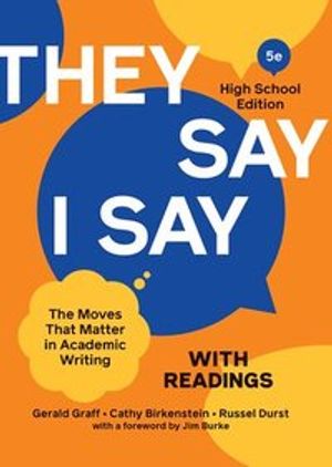 They Say / I Say with Readings | 5:e upplagan