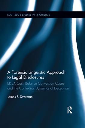 A Forensic Linguistic Approach to Legal Disclosures | 1:a upplagan