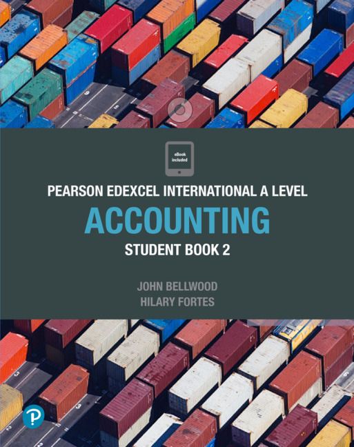 Pearson Edexcel International A Level Accounting Student Book | 0:e upplagan
