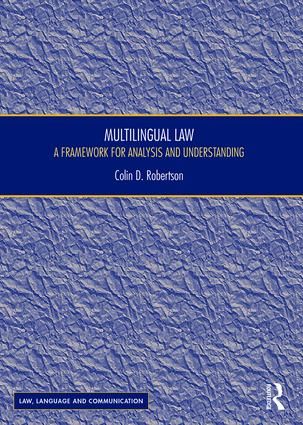 Multilingual Law | 1:a upplagan