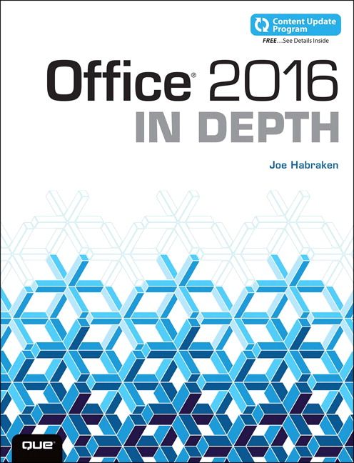 Office 2016 In Depth (includes Content Update Program) | 0:e upplagan