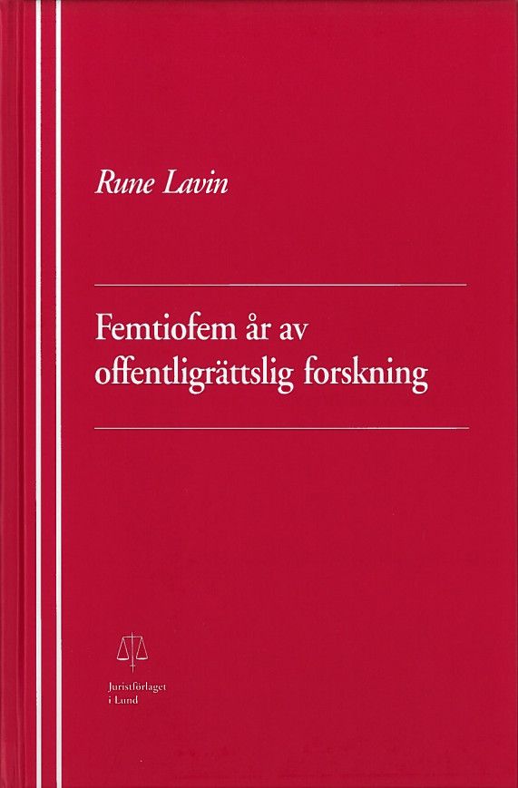 Femtiofem år av offentligrättslig forskning | 0:e upplagan