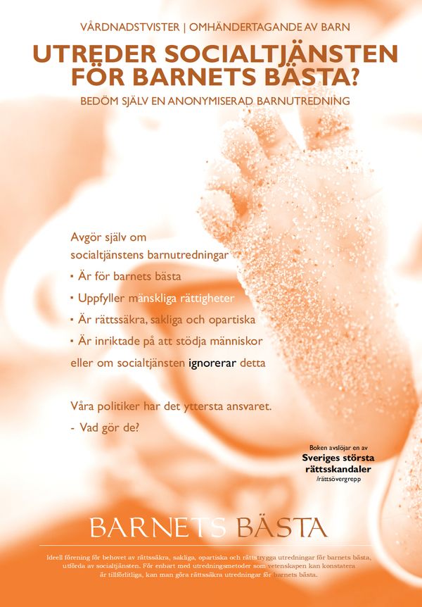 Utreder socialtjänsten för barnets bästa? Bedöm själv en anonymiserad utredning. | 2:a upplagan
