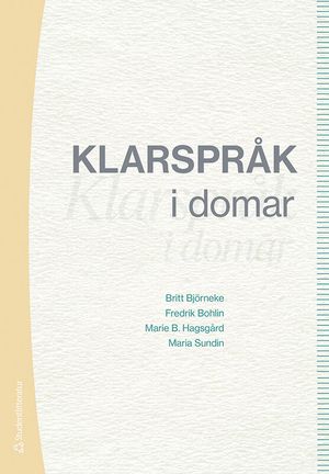 Klarspråk i domar | 1:a upplagan