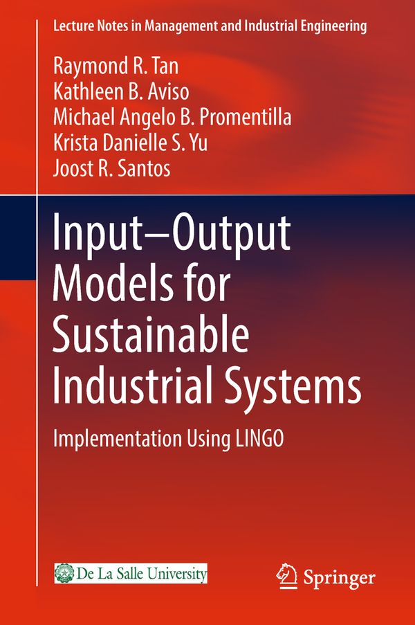 Input-Output Models for Sustainable Industrial Systems | 1:a upplagan