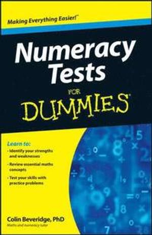 Numeracy Tests For Dummies | 1:a upplagan